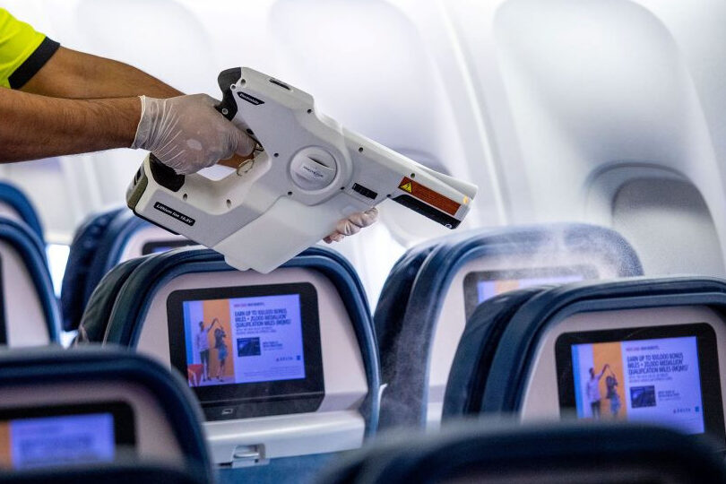procedimientos de desinfeccion en aerolineas