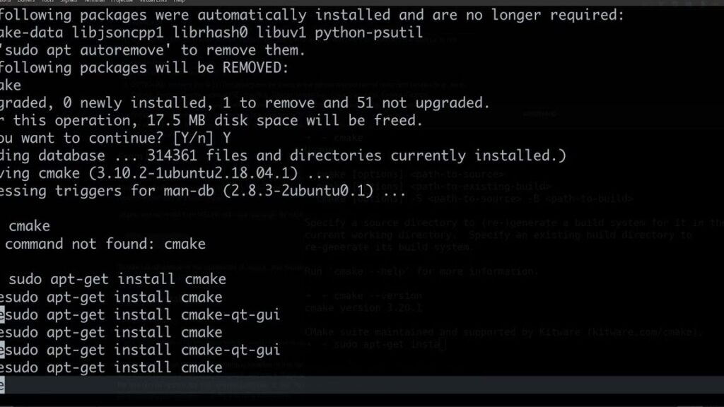 terminal con vterm funcionando